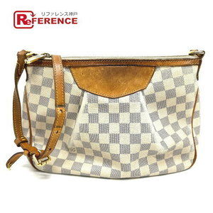 Louis Vuitton Damier Azur White Syracuse PM Shoulder Bag Canvas White